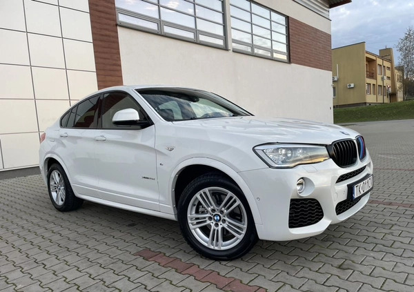 BMW X4 cena 104400 przebieg: 164545, rok produkcji 2015 z Kielce małe 562